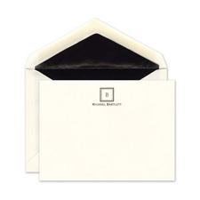 Personalized Note Cards Embossed Card Fine Stationery Personalized Note Cards Embossed